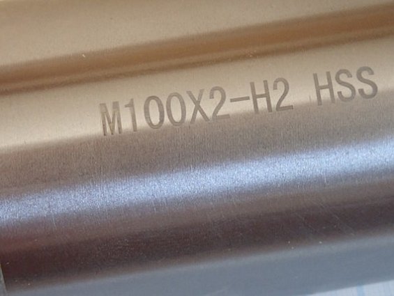 Метчик M100х2mm HSS