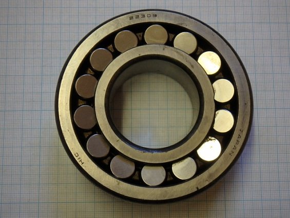 Подшипник 22309 HIC JAPAN ЯПОНИЯ роликовый двухрядный с латунным сепаратором