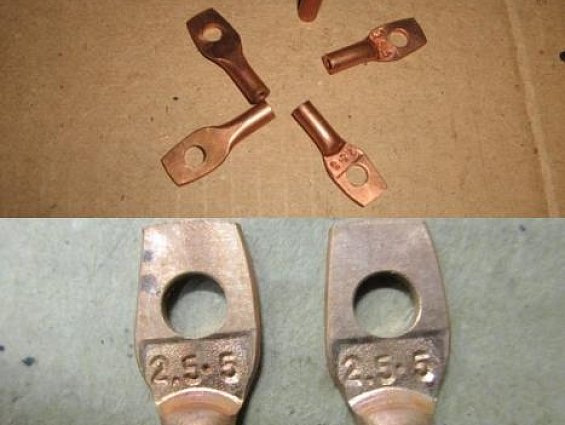 Наконечник кабельный медный под опрессовку Т2,5-5-2,6 ГОСТ 7386-80 производитель ЗЭТА