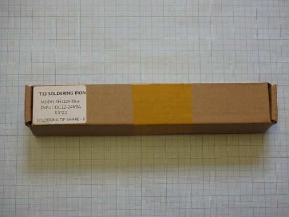 Паяльник T12 SH110A 12-24V 75Вт со съемным жалом и регулировкой температуры