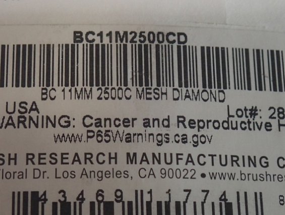 Гибкий хон FLEX-HONE BRM BC11MM 2500C MESH DIAMOND BRUSH RESEARCH MANUFACTURING CO.