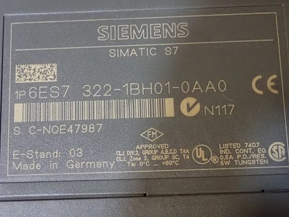 Модуль Siemens 6es7 322-1bh01-0aa0 бывший в употреблении исправен гарантия качества