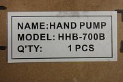 Гидравлический ручной насос с манометром HHB-700B 700bar 0.9L