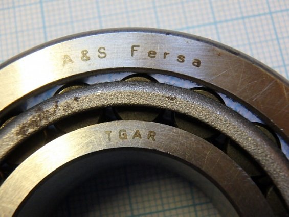 Подшипник 32206F 30,0х62,0х21,25 A&S Fersa TGAR SPAIN наружный ступицы переднего колеса