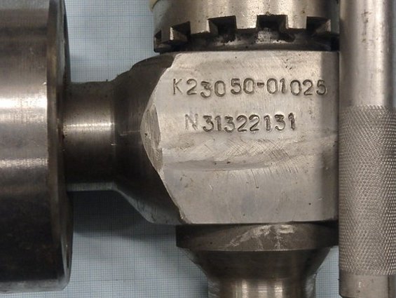 Клапан вентиль запорный угловой К23050-01025 14Х17Н2 Pp400 t=+-50С Ду25 воздух азот