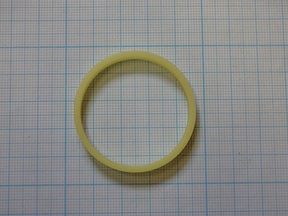 Кольцо направляющее 38.4х43.0х6.0mm bwr01 pom цвет желтый