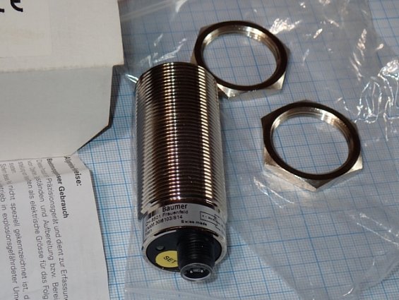 Датчик ультразвуковой Baumer UNAM 30I6103/S14 100...1000mm 4-20mA 0-10V