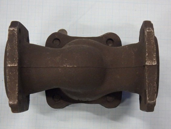 Клапан обратный 16кч9п Ду32 Ру25 чугунный подъемный фланцевый