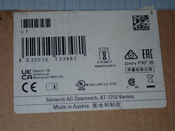 Блок питания SIEMENS 6EP1333-2BA20 DC24V/5A Made in Austria