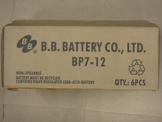 Аккумуляторная батарея B.B.BATTERY BP7-12 12V 7Ah