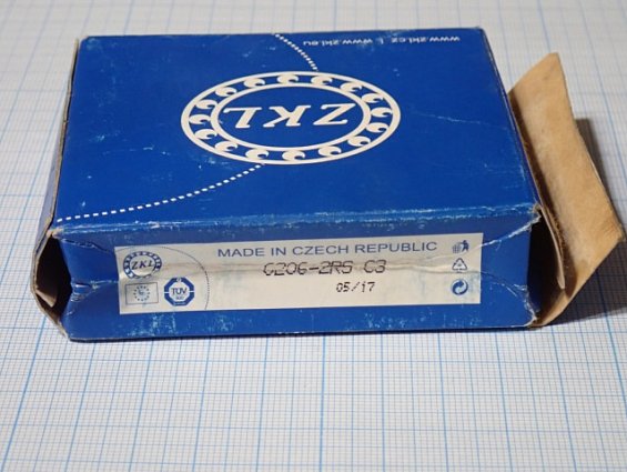 Подшипник ZKL 6206-2RS С3 MADE IN CZECH REPUBLIC