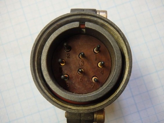 Разъем вилка кабельная 2РТТ32КПН8Ш42В