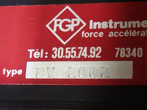 Прибор FGP Instrumentation BV-2002 220V 50Hz force acceleration pression