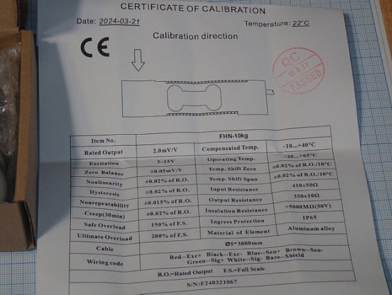 Тензодатчик FHN-10kg ПОЛНЫЙ АНАЛОГ SIEMENS SIWAREX WL260 7MH5102-2AD00 SP-S AA 10kg C3