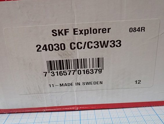 Подшипник SKF 24030CC/С3W33 11-MADE IN SWEDEN