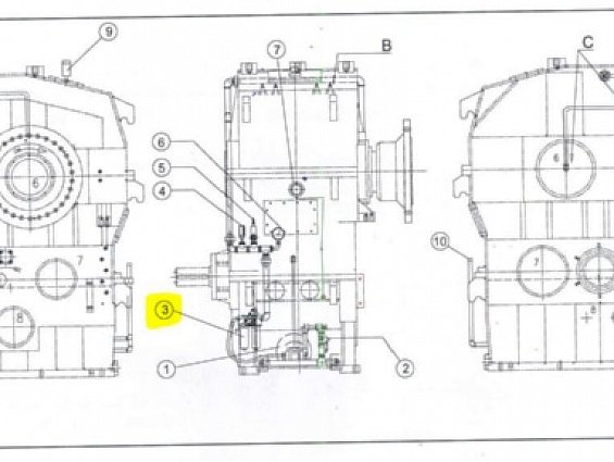 Уплотнение корпуса напорного фильтра BABBINI 50LD0130G40A00V2.2MR5