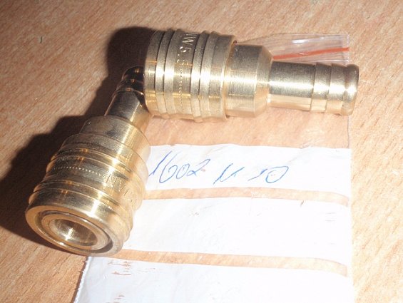 Пневморозетка RINO NW5.5 MAFA соединительная БРС 16021110 Brass Air-Quick Coupler К13