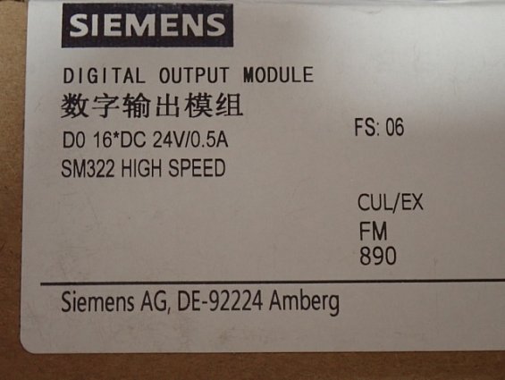 Модуль SIEMENS 6es7 322-1BH10-0AA0 Made in Germany