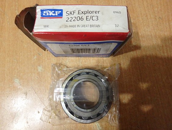 Подшипник 22206e/c3 SKF Explorer 15-made in GREAT BRITAIN