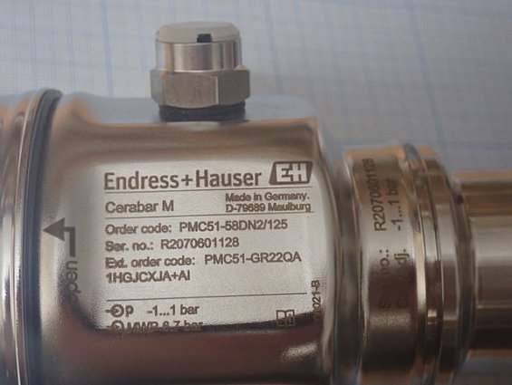 Преобразователь давления Endress+Hauser Cerabar M PMC51-GR22QA1HGJCXJA+Al -1...1bar DN50 в