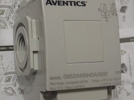 Клапан редукционный с фильтром AVENTICS EMERSON МЕТРАН G652A6S940A0000 Pilot Press.