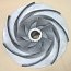 Колесо рабочее impeller насоса fapmo-150-450 из кислотостойкой нержавеющей стали вес-24.5кг