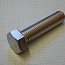 Болт М24х100 A2-70 SS304 AISI304 DIN933 ГОСТ7798-70 ГОСТ7805-70 из нержавеющей стали с шестигранной