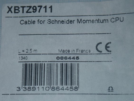 Кабель Schneider Electric XBTZ9711 2.5m