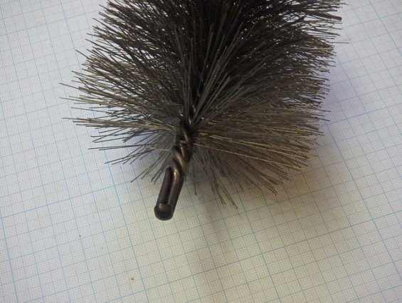 Щетка-ерш стальной Д96х90х150х3.0х0.3мм D96х90х150х3.0х0.3mm диаметр-Ф96мм длина ворса-90мм длина об