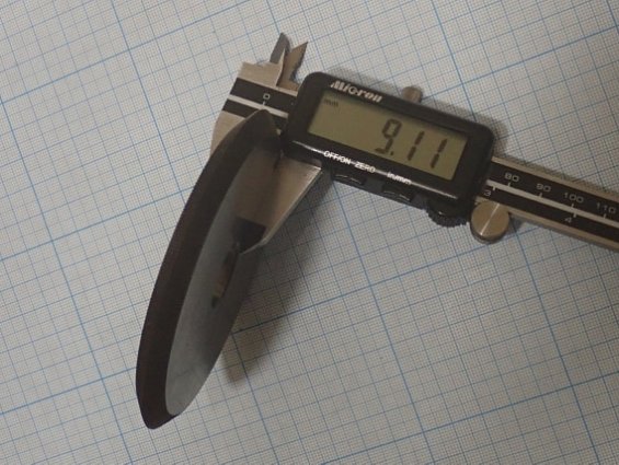 Фреза Putsch 1-SS-09-20-74/2 74градуса для заточки кёнингсфельдских свеклорезных ножей на сахарных