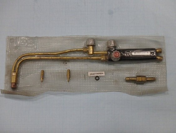 Резак Р1 ДОНМЕТ-142П ацетиленовый инжекторный для ручной кислородной резки ГОСТ 5191-79