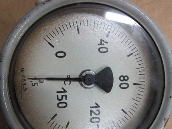 Термометр газовый показывающий ТГП-100-УХЛ4 0-150гр.С кл.т.1,5 ГОСТ 8624-80 IP40