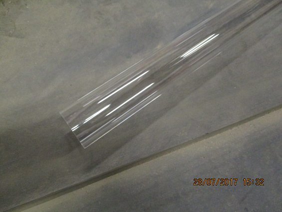 Труба прозрачная из оргстекла plexiglas xt 60/54/2000mm диаметр наружный Ф60мм