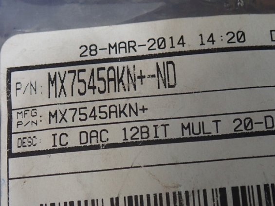 Микросхема MAXIM MX7545AKN+