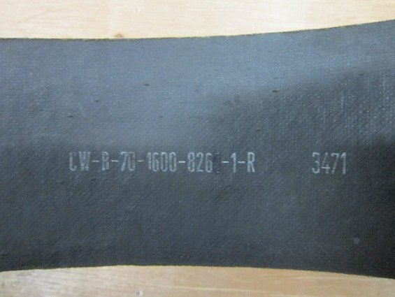 Ремень клиновой широкий Wide V-belt berges cw-b-70-1600-8263-1-c cwb70х18х1600/1685-8259-2-30гр