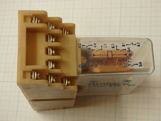 Реле промежуточное РП20М-217-У3 6/2 110В 50Гц ГОСТ17523-85 сделано в СССР 1990г.в