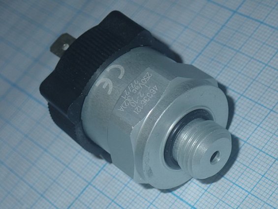 Реле давления EUROSWITCH 4633612i NC NO T2-10 250Vac 3(2)A G1/4 2-10bar регулируемое реле давления
