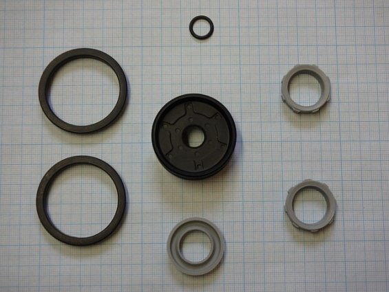 Ремкомплект пневмоцилиндра pneumax rg1319/0016 набор уплотнений с манжетами поршня D=40мм