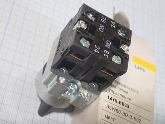 Переключатель iek LAY5-BD33 BSW60-BD-3-K02