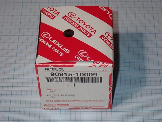 Фильтр масляный TOYOTA OIL FILTER 90915-10009 DENSO 115010-7641 MADE IN JAPAN двигателя M20D