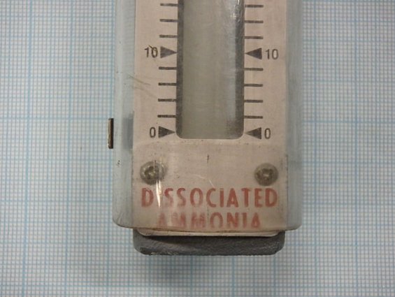 Расходомер газа Waukee flo-meter m-3 203638 DISSOCIATED AMMONIA t=70°F PR=10PSIG S.G.=0.295