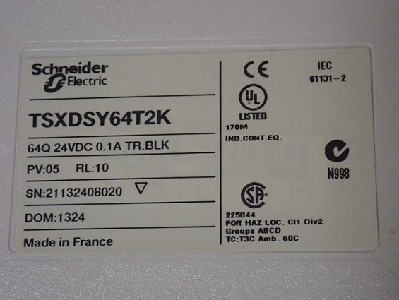 Контроллер Schneider Electric TSXDSY64T2K