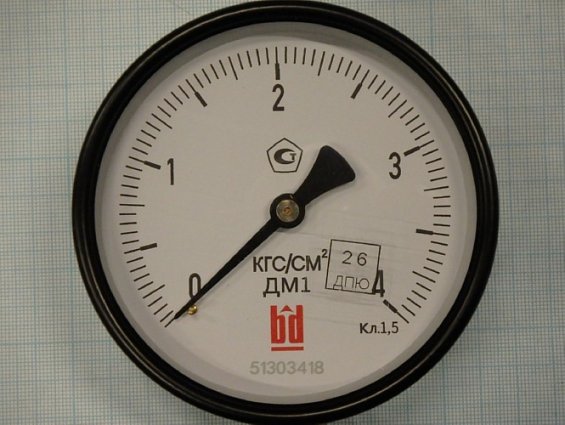 Манометр bd ДМ1 ДМ-1 0-4кгс/см2 M20х1.5 номинальный диаметр корпуса Ф100мм класс точности 1.5 радиал