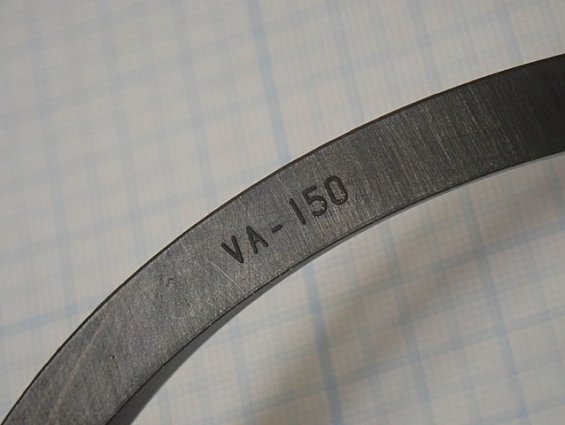Манжета торцевая уплотнение VA-150 NBR60-Black