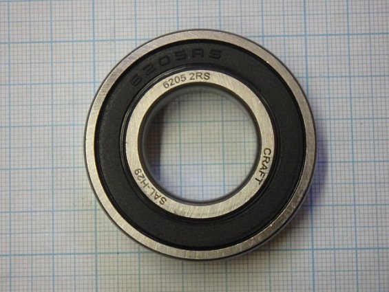 Подшипник CRAFT 6205 2RS закрытый с обеих сторон