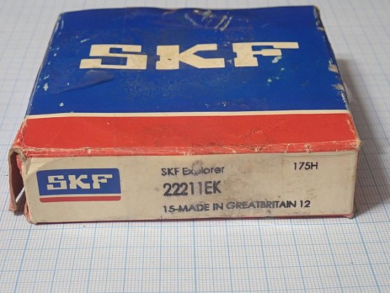 Подшипник SKF 22211EK 15-MADE IN GREATBRITAIN 12