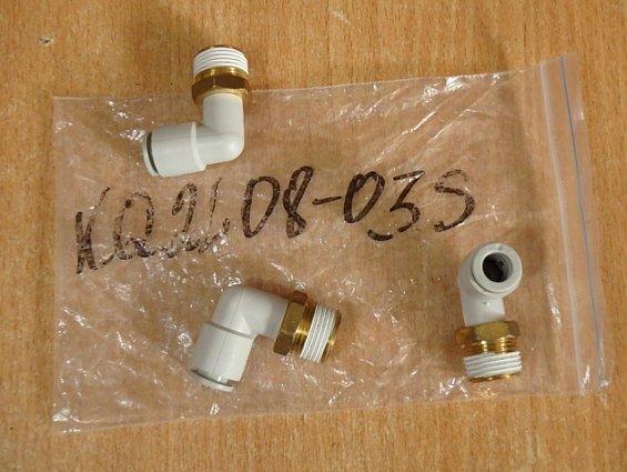Соединение быстроразъемное угловое smc kQ2L08-03s r3/8"-8.0mm угловой штекер фитинг Соединение быстроразъемное угловое smc kQ2L08-03s r3/8"-8.0mm угловой штекер фитинг