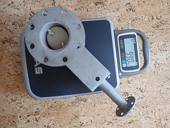 Затвор поворотный дисковый DN100 нержавеющий не герметичный зазор-2мм для сыпучих материалов