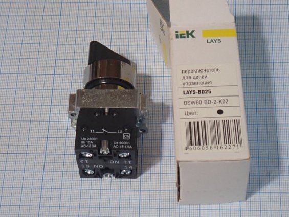 Переключатель iek LAY5-BD25 BSW60-BD-2-K02