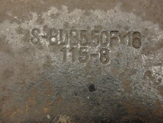 Диск стальной колесный S-BDB5.50Fх16 BDB16х5.50F 115-8 16" 16дюймов 5отверстий под шпильки с кольцом